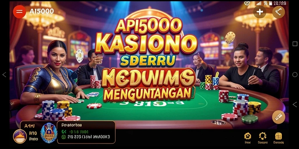Screenshot aktivitas permainan Kasino yang menghibur di API5000.