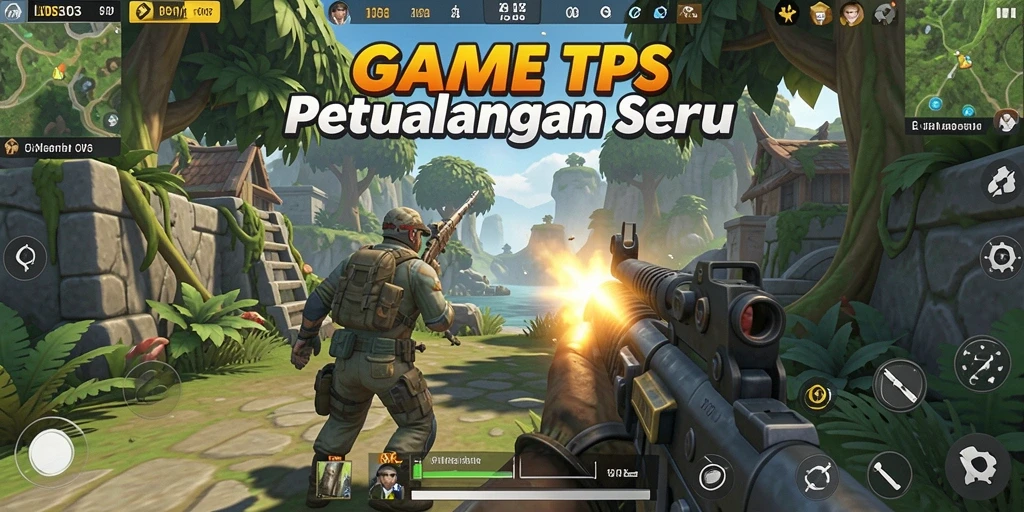 Tangkapan layar gameplay LOS303 yang mendebarkan dengan aksi TPS.