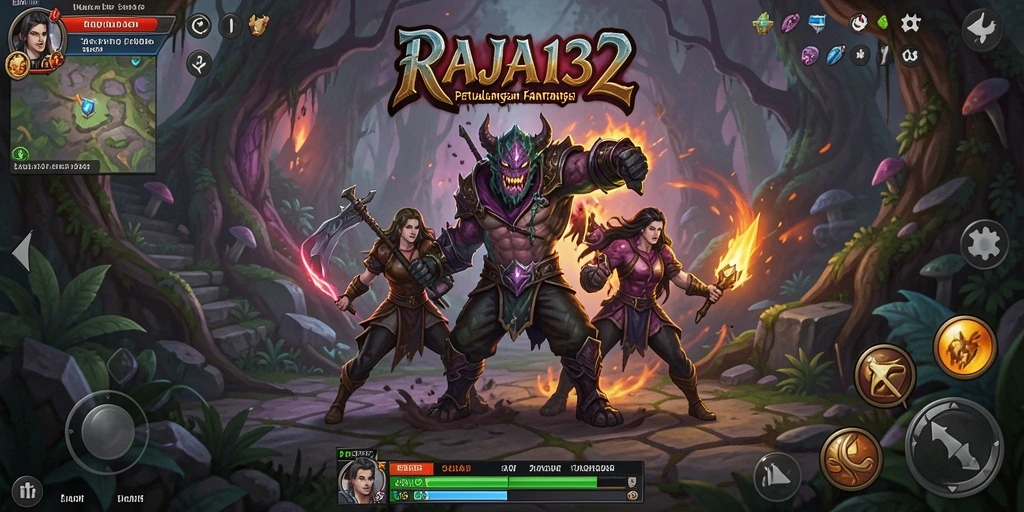 Tampilan gameplay RAJA132 yang dinamis dan menantang.